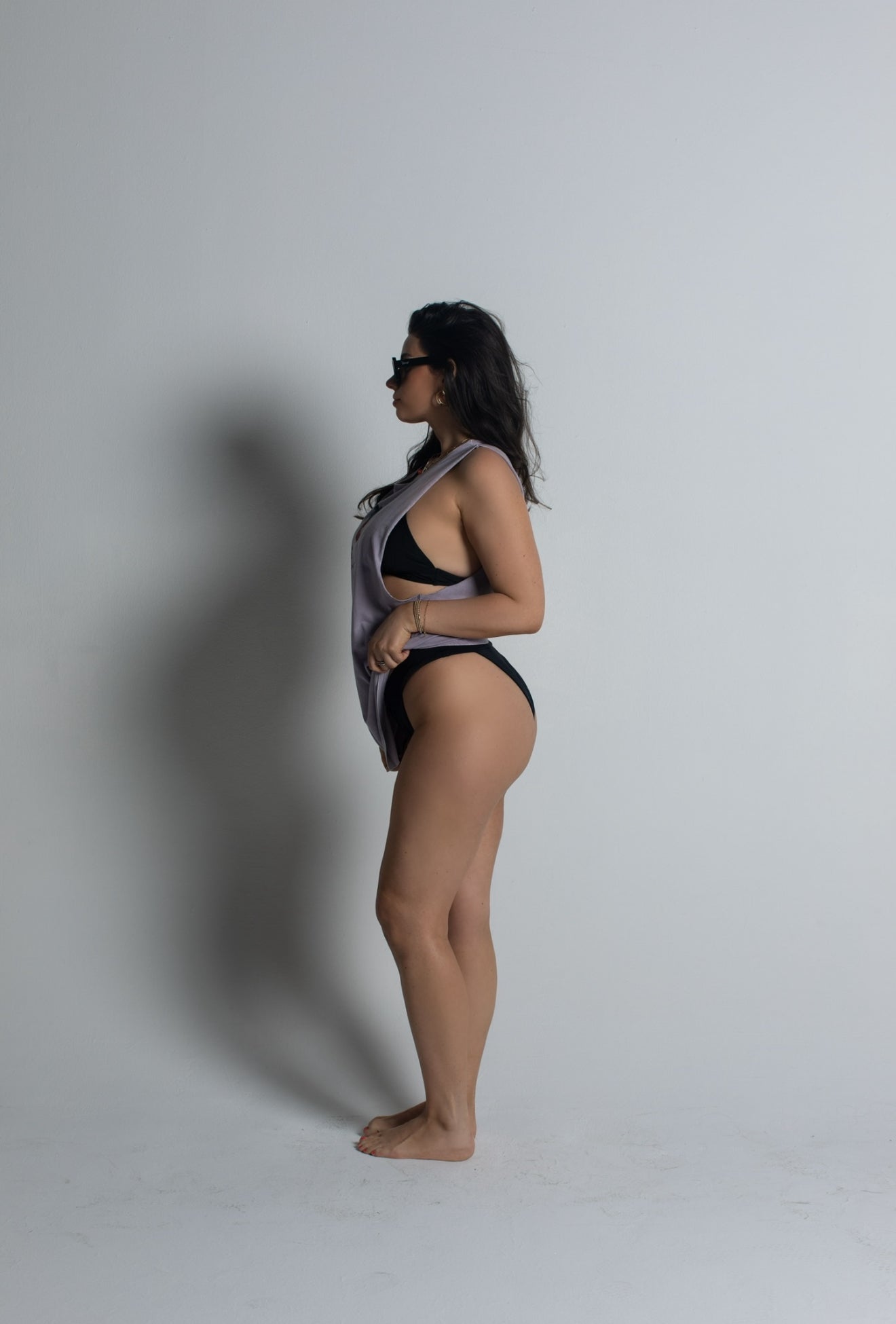 All Gas No Breaks Tank Top in Orchid