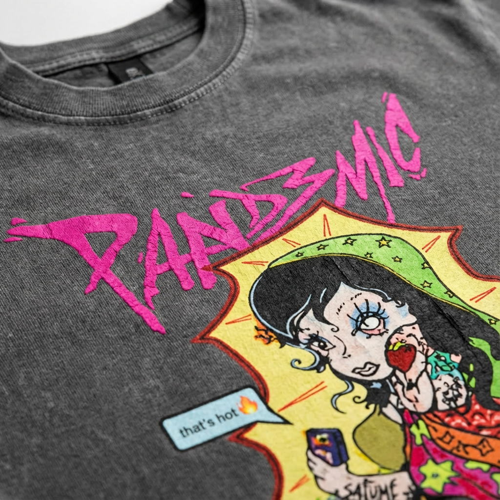 Lupita Gone Wild Stone Wash Heavy Tee