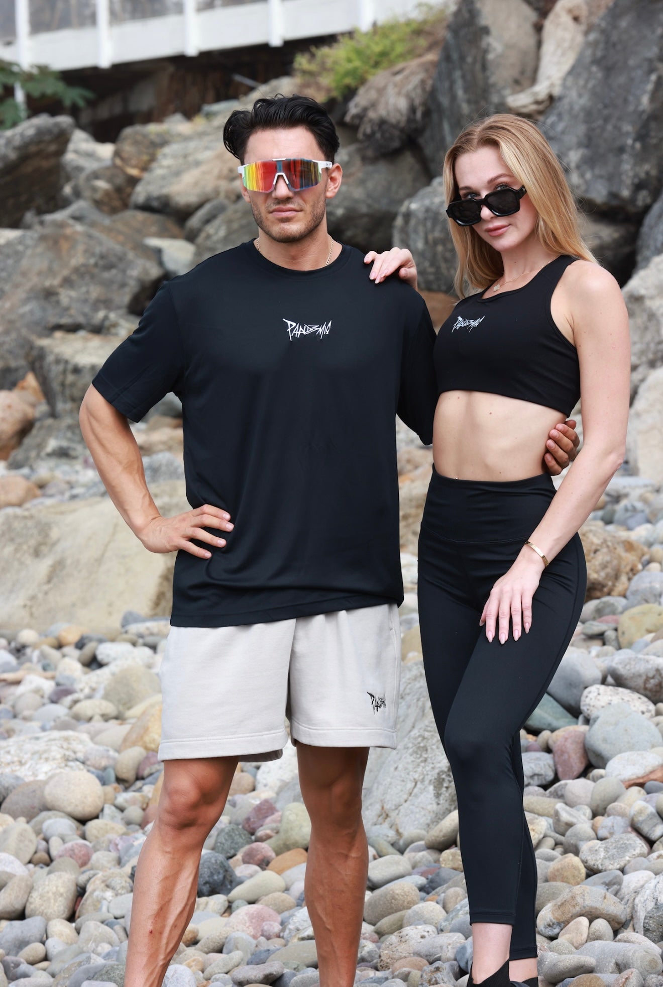 Sustainable Athletic Tee in Noir