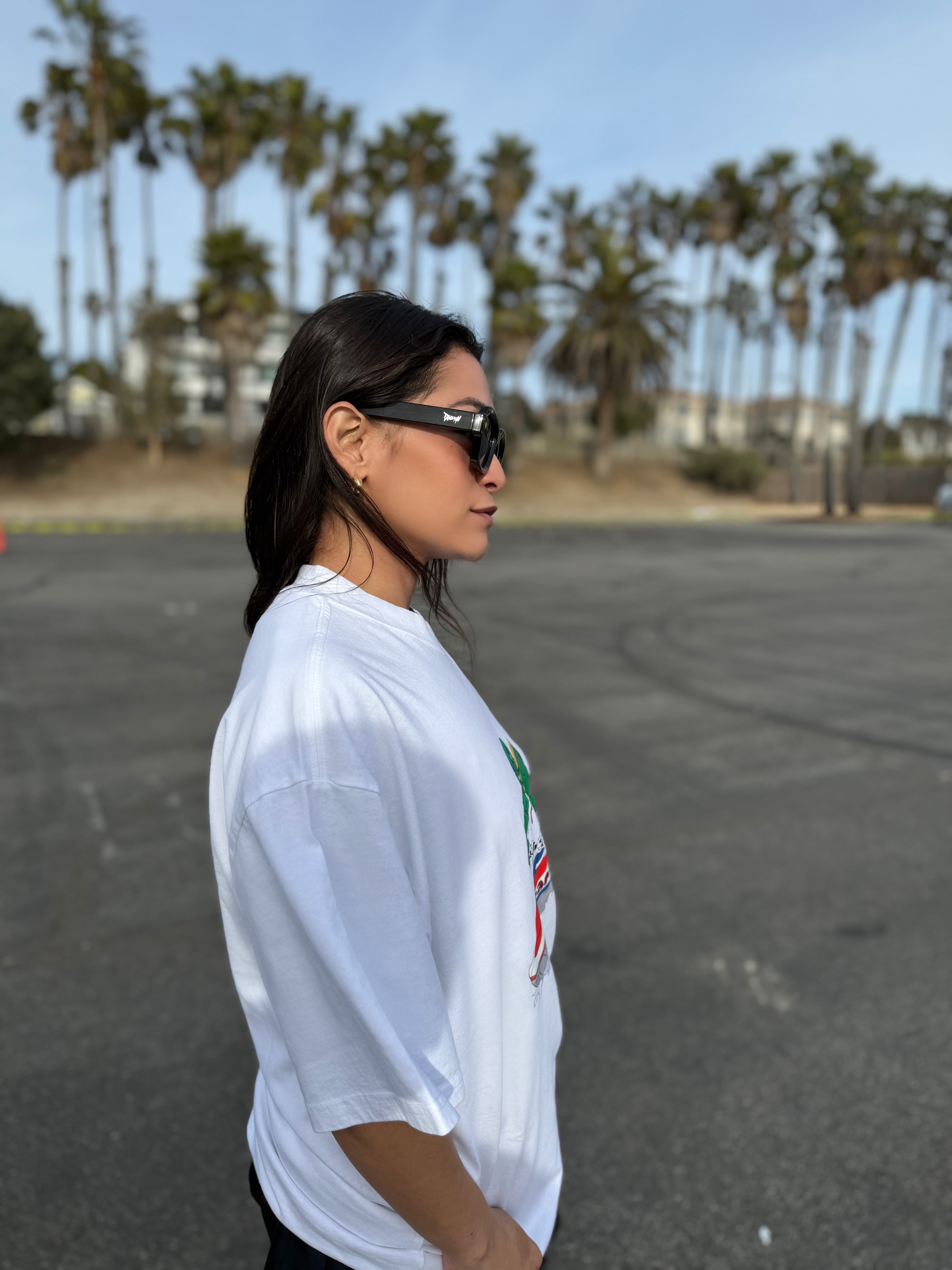 Miami Invasion Tee in Powder