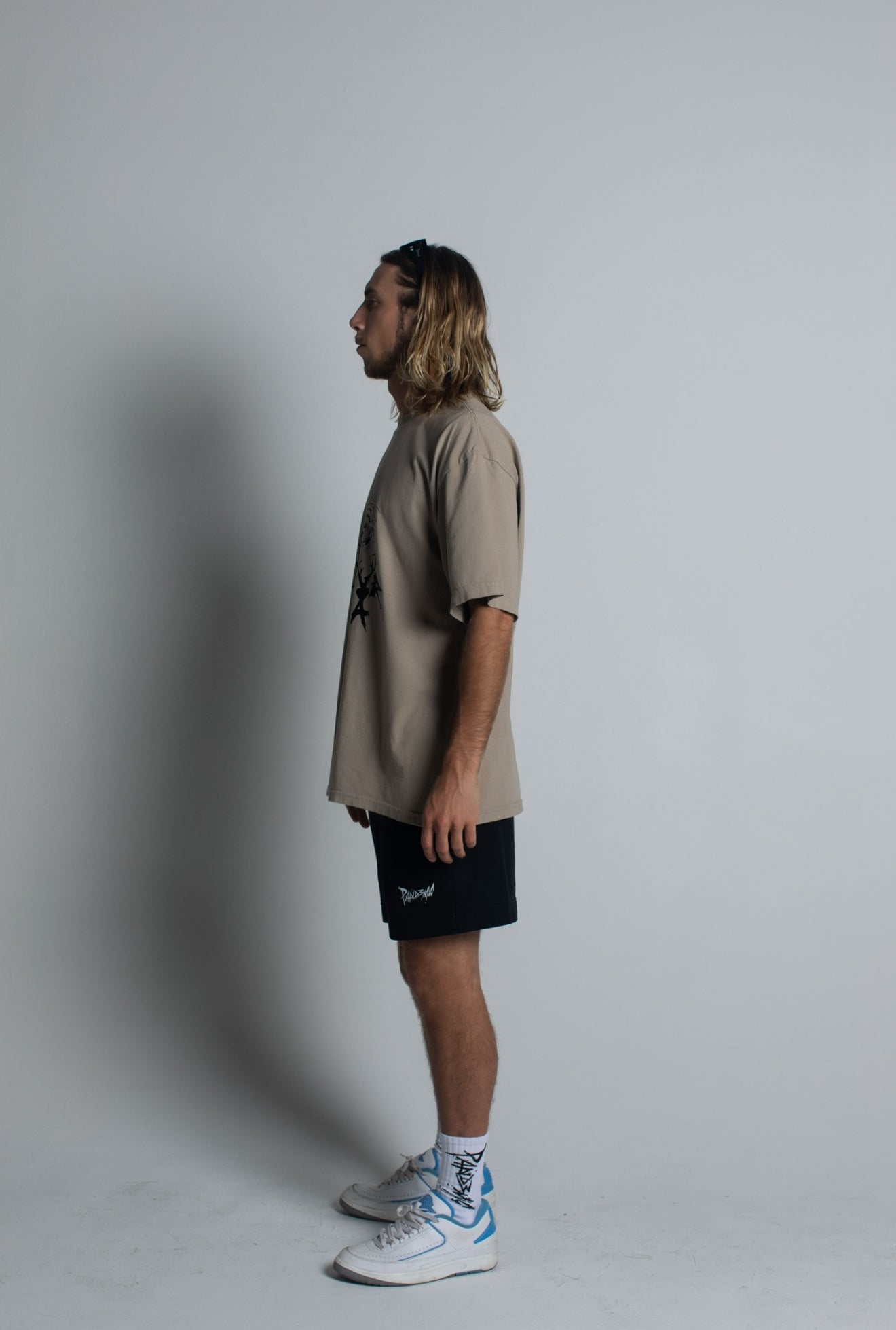 Pandemic No Fear T-Shirt in Sand