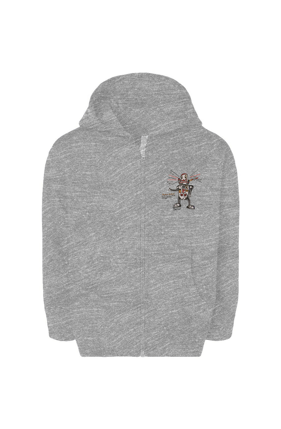 Funky Bot 77 Full-Zip Fleece Hoodie