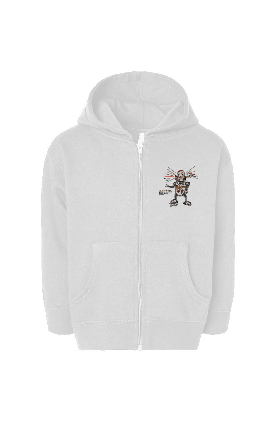 Funky Bot 77 Full-Zip Fleece Hoodie