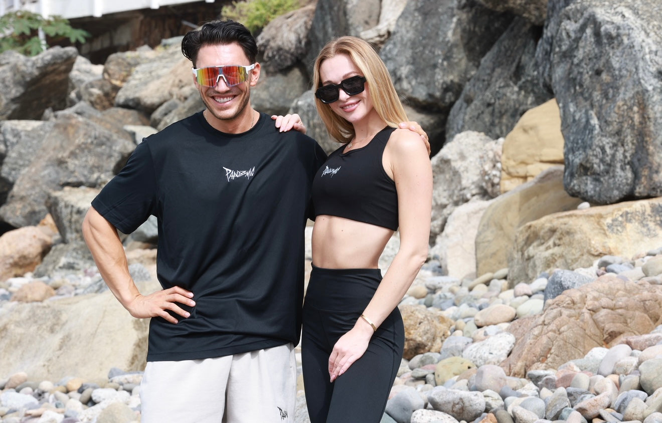 Sustainable Athletic Tee in Noir