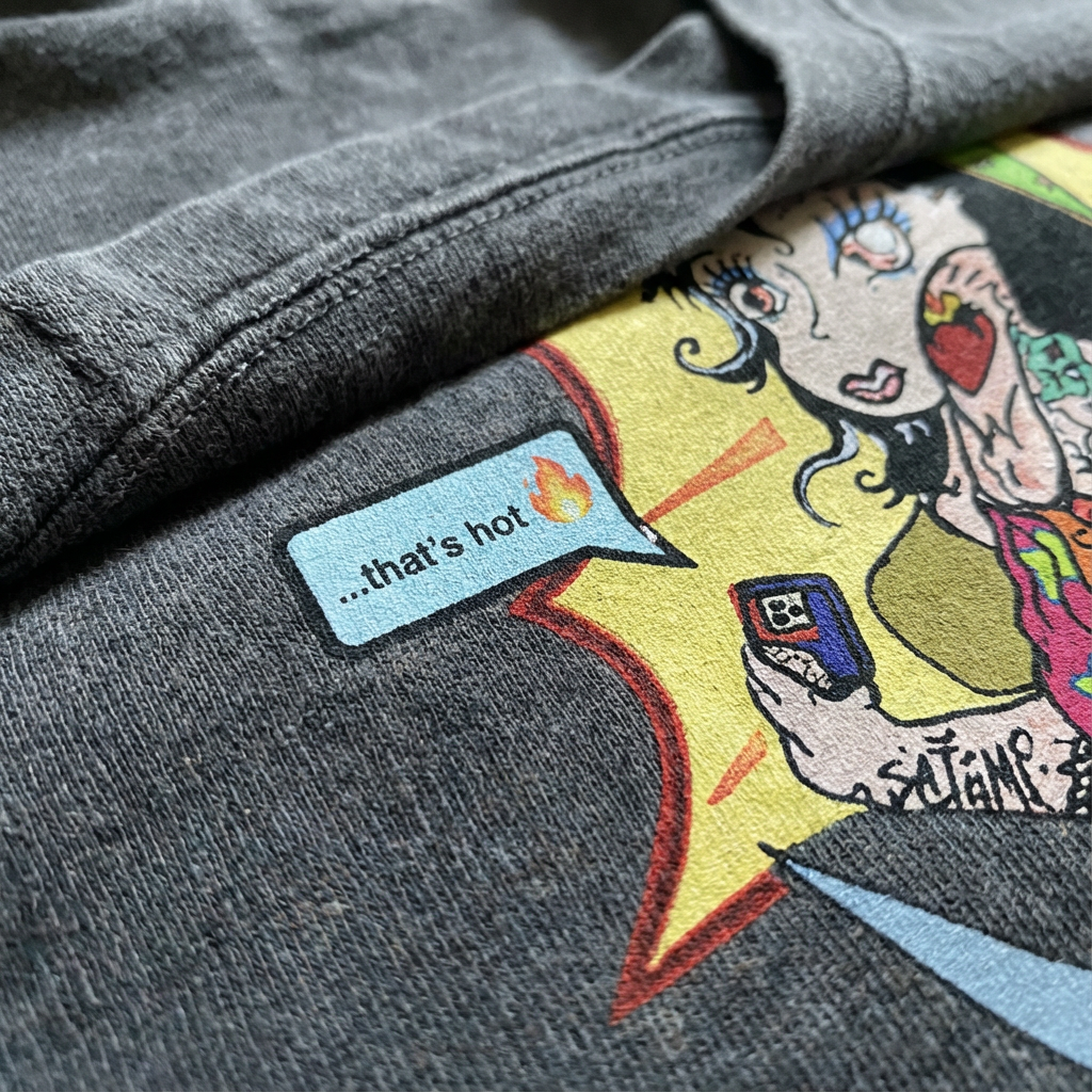 Lupita Gone Wild Stone Wash Heavy Tee