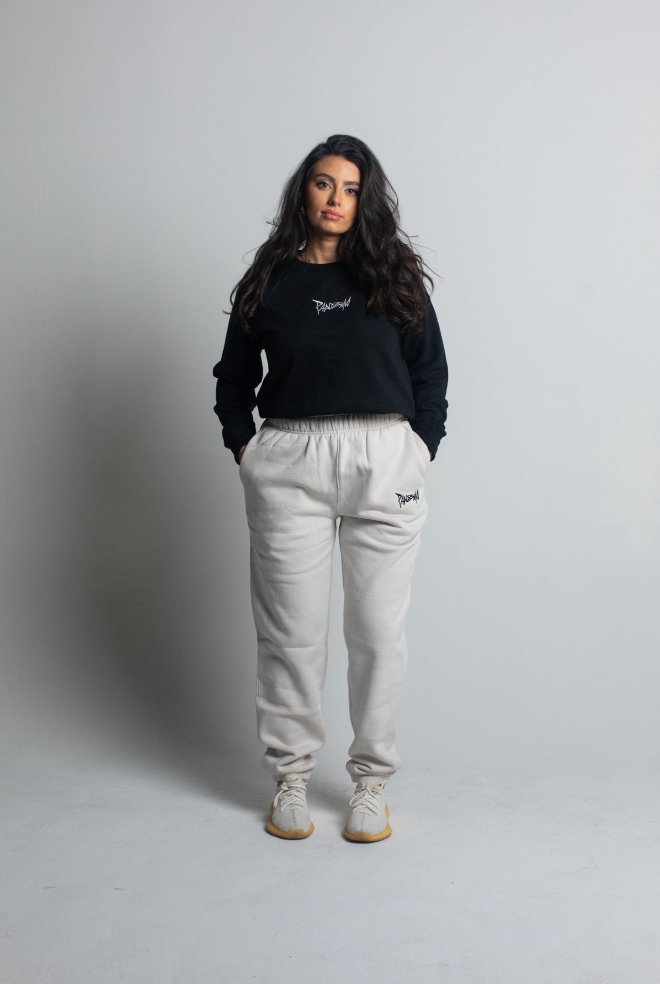 No Limit Relax Track Pants in Bone