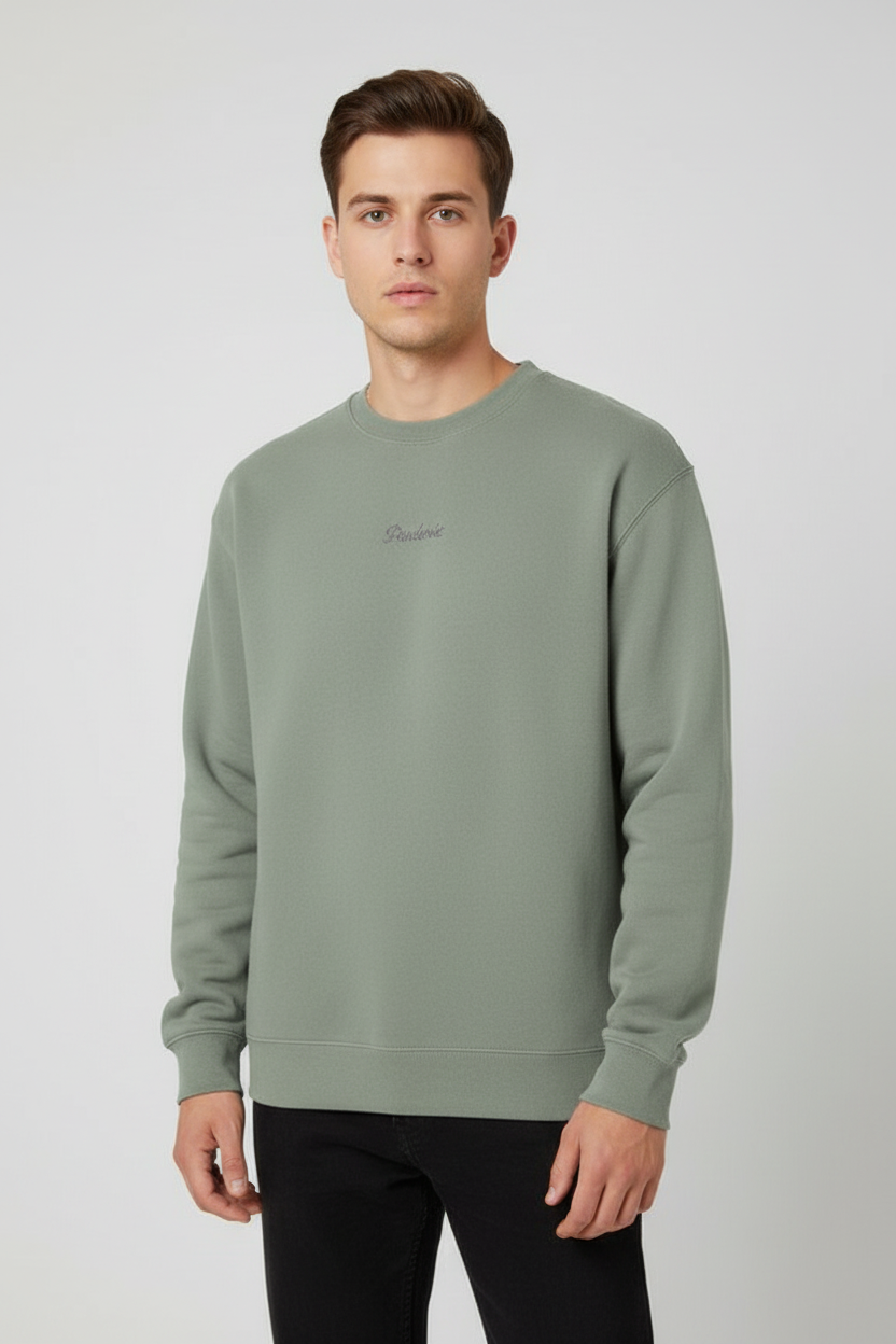 Heavyweight Crewneck Sweatshirt in Dusty Sage