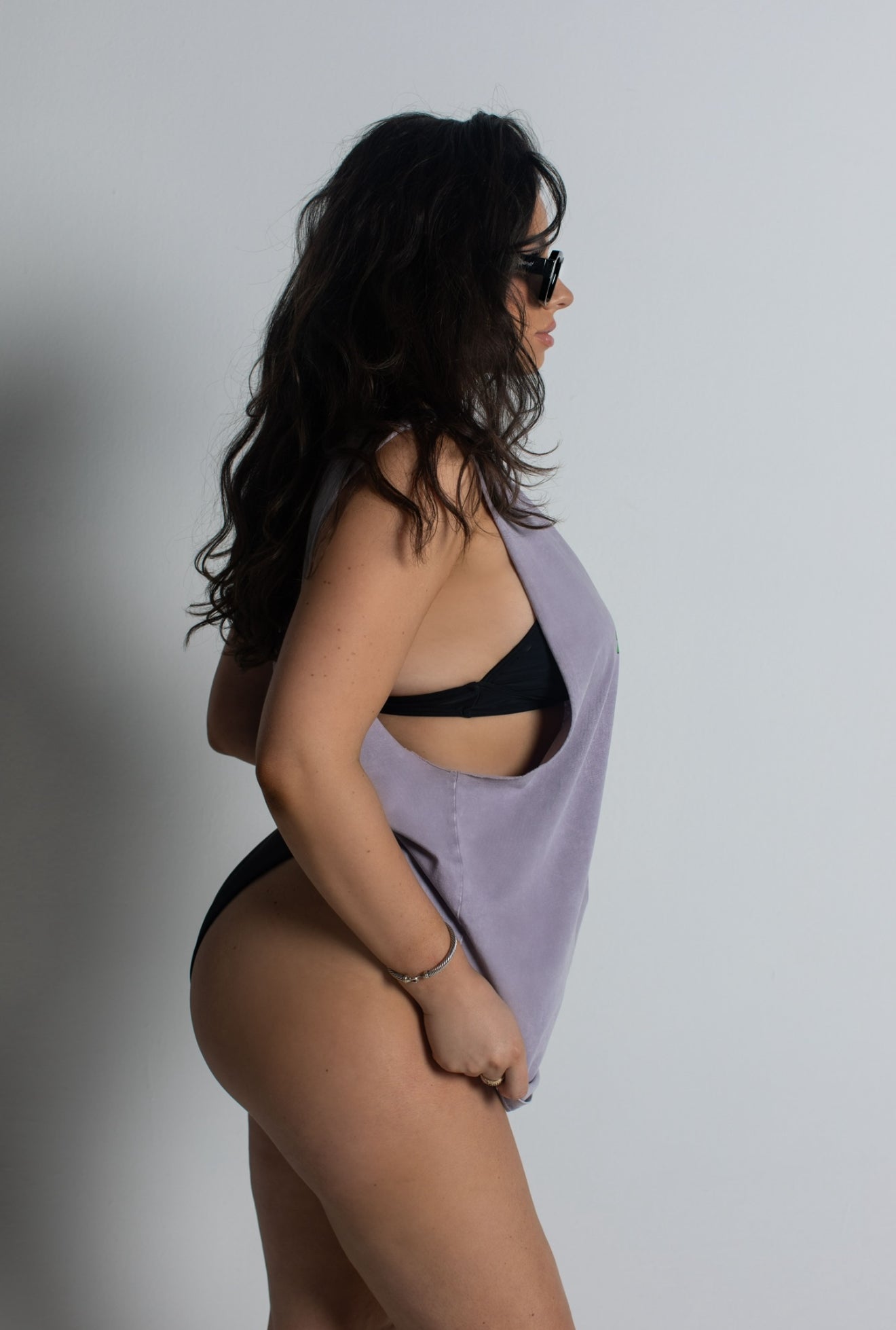 All Gas No Breaks Tank Top in Orchid