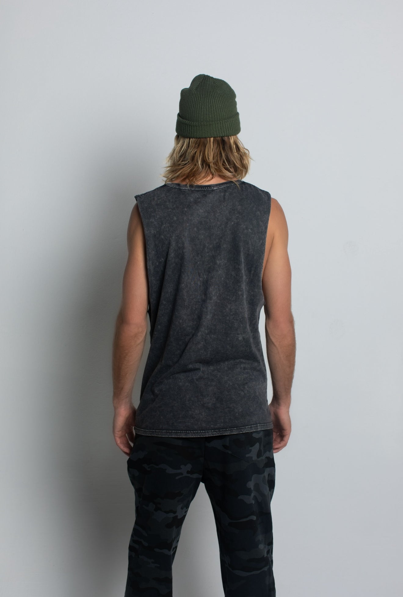 All Gas No Breaks Tank Top in Ash