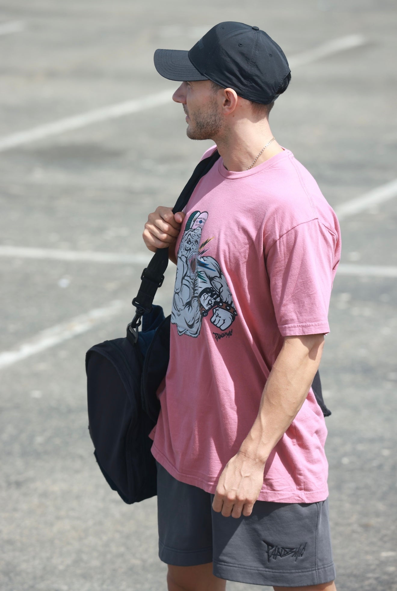 Bolted Ape T-Shirt in Guava