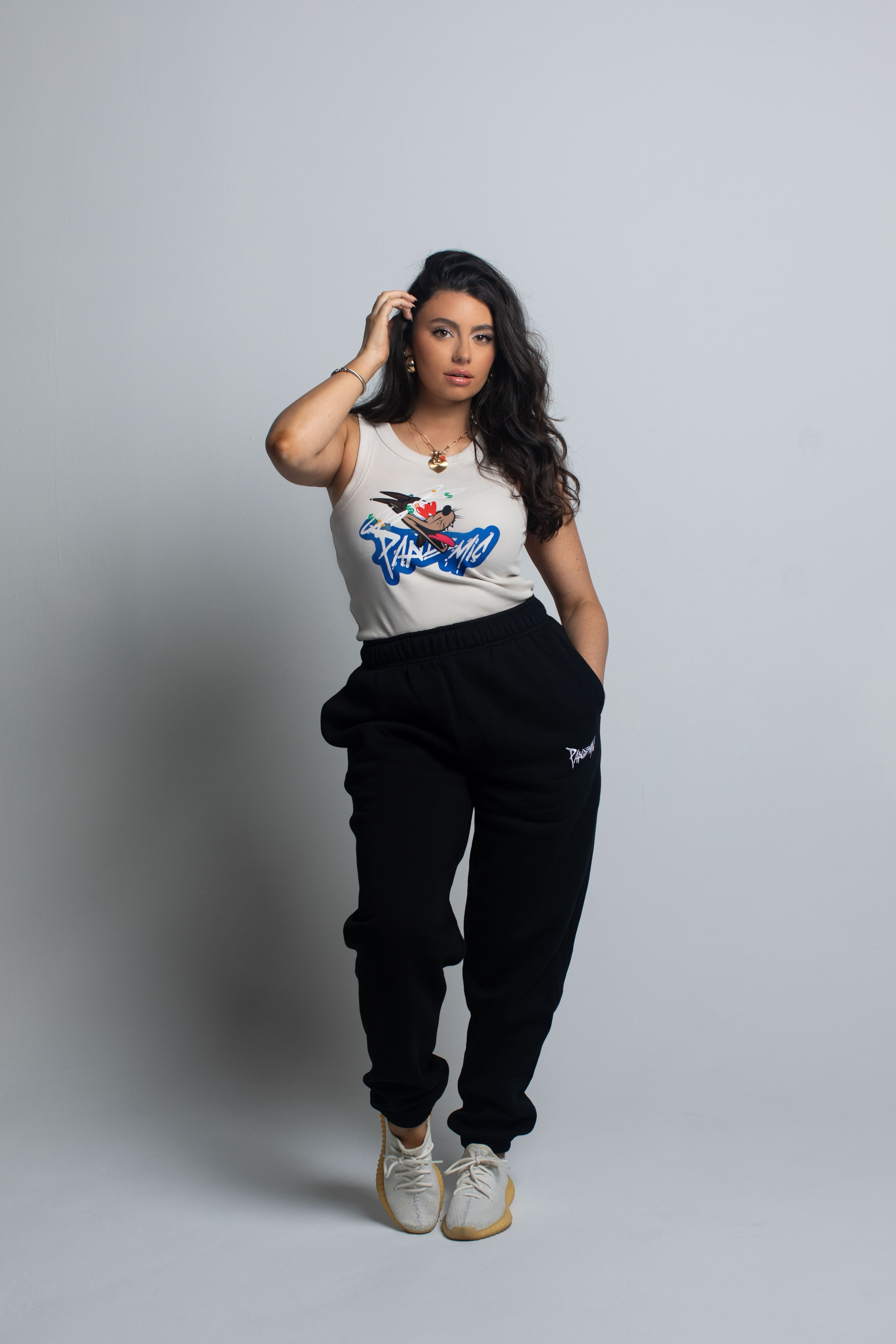 No Fear Organic Rib Tank in Bone