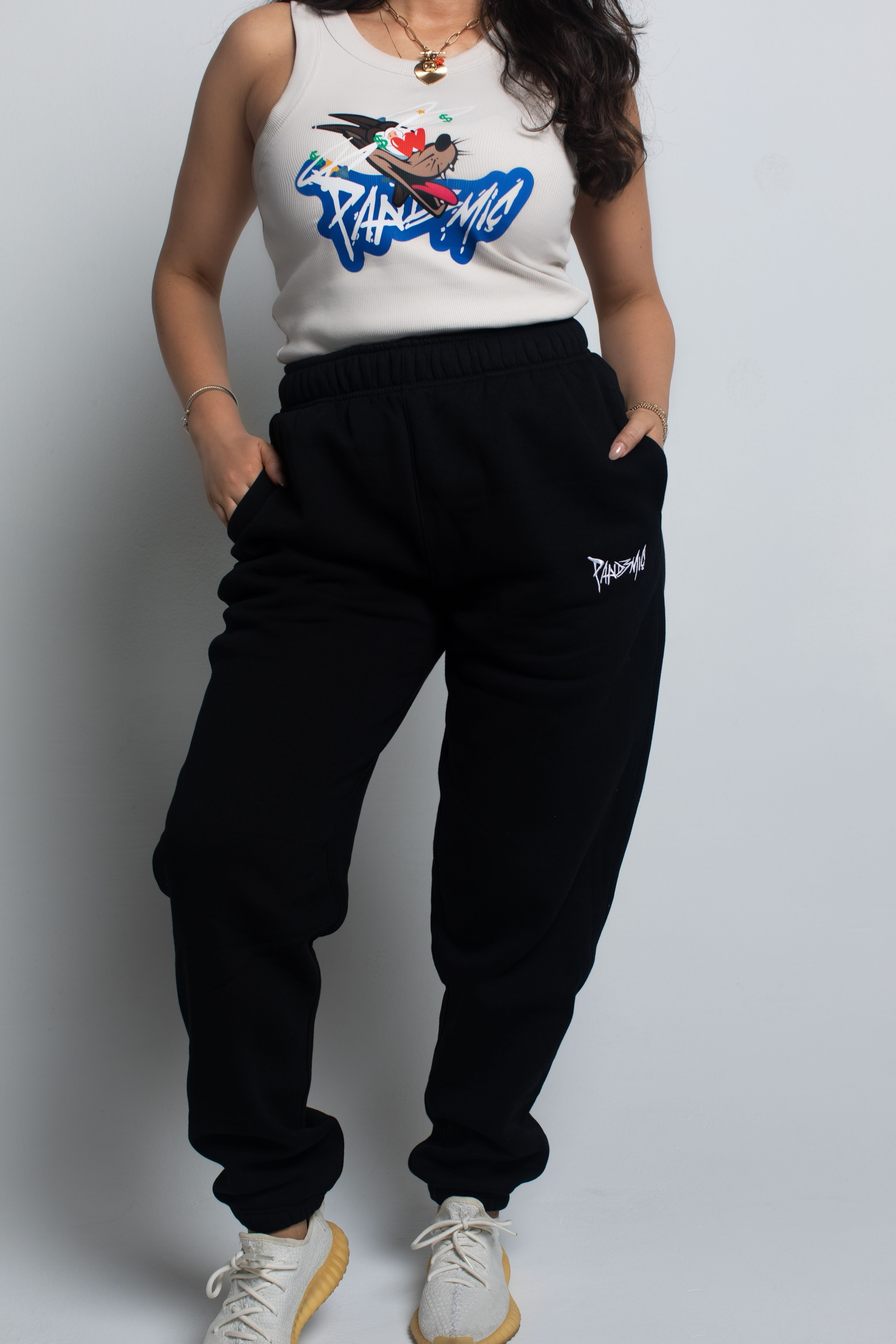 No Limit Relax Track Pants in Noir