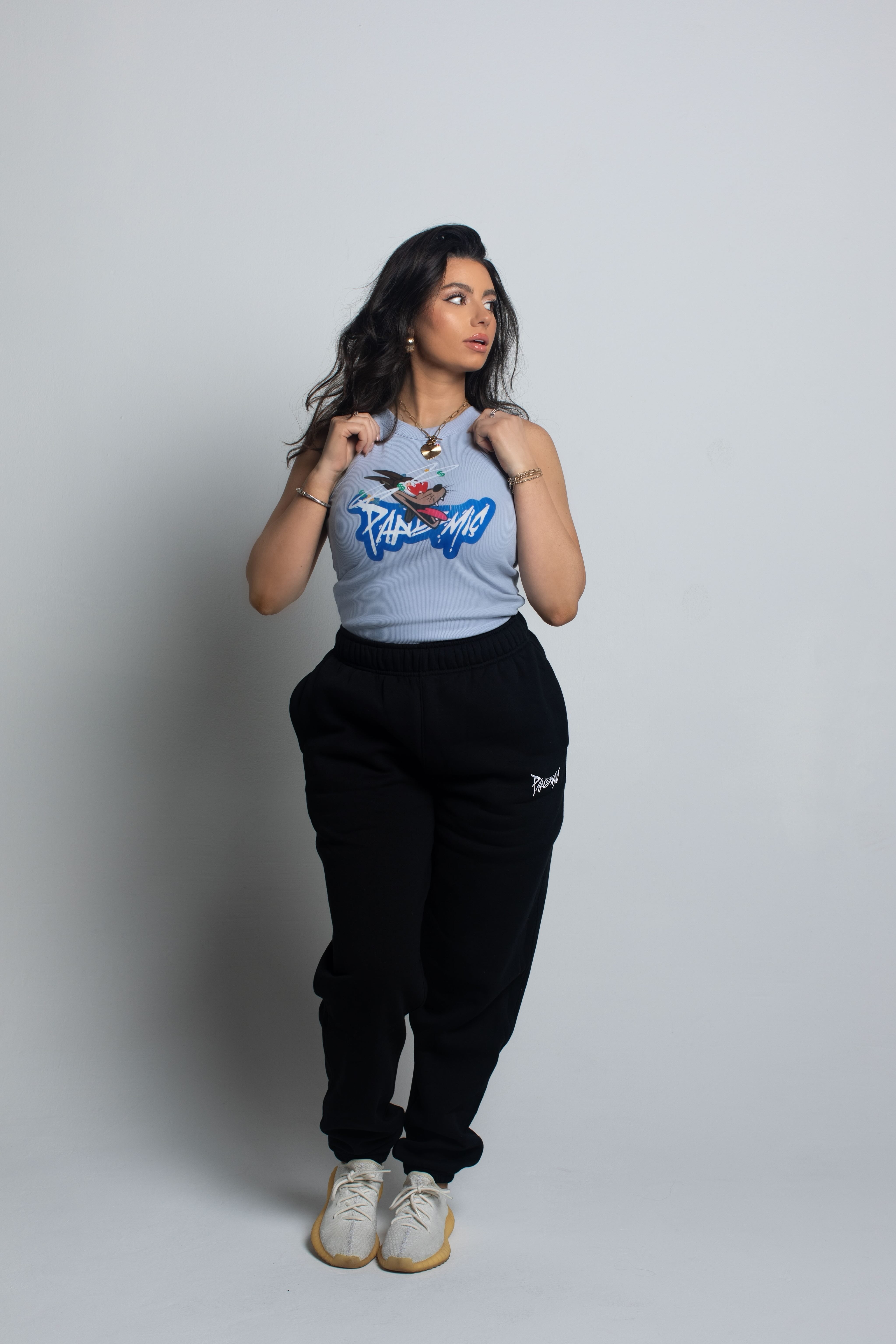 No Fear Organic Rib Tank in Powder