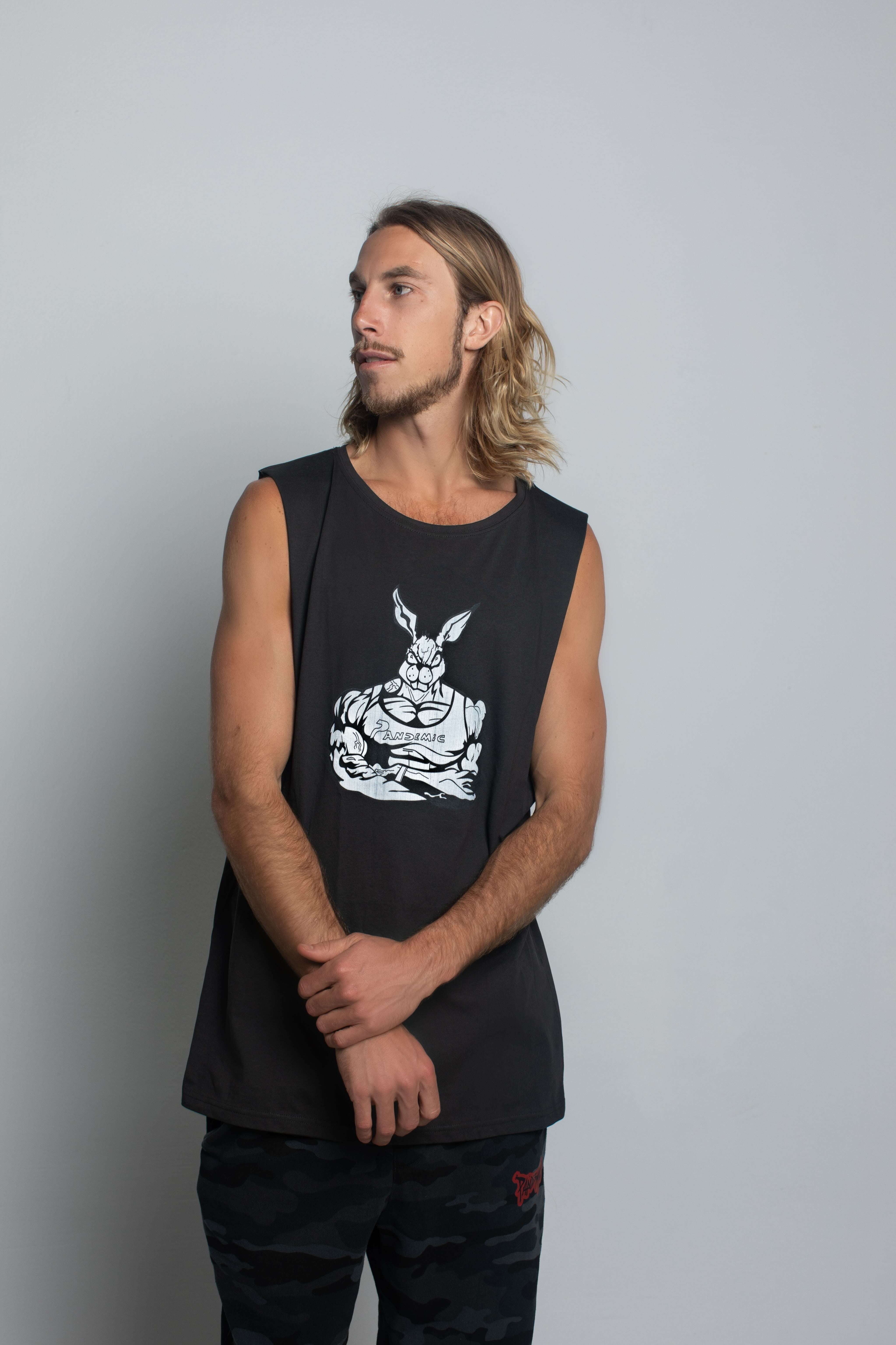 Sedona Jack Rabbit Tank Top in Ash