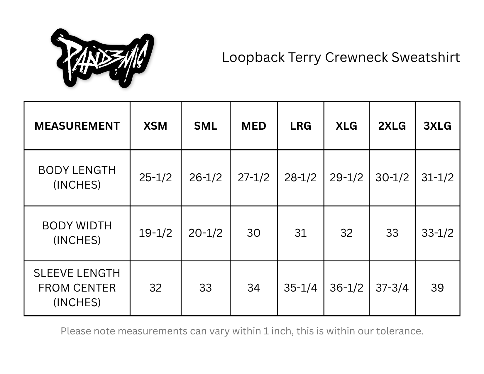 Loopback Terry Crewneck Sweatshirt in Bone