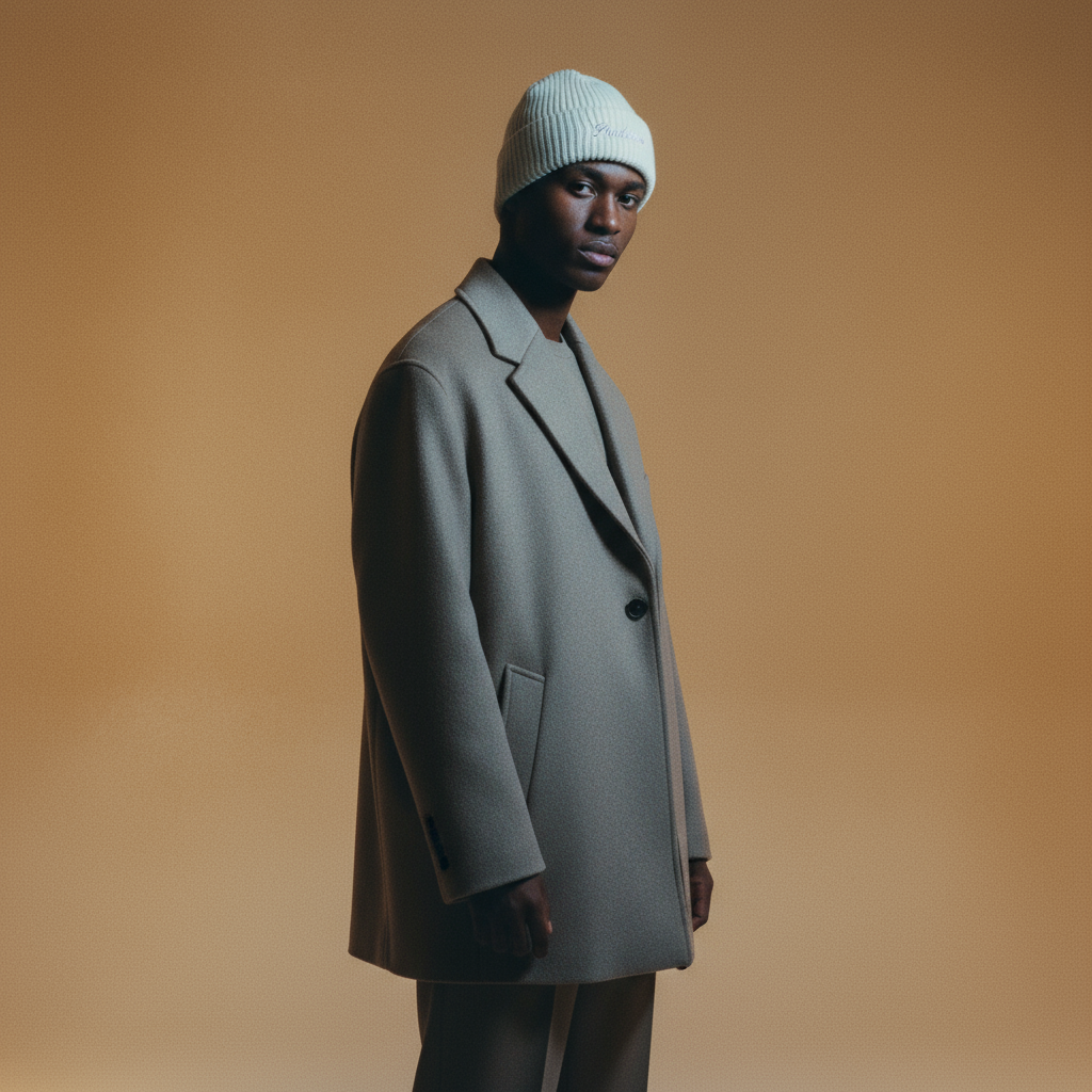 No Limit Fisherman Beanie in Bone