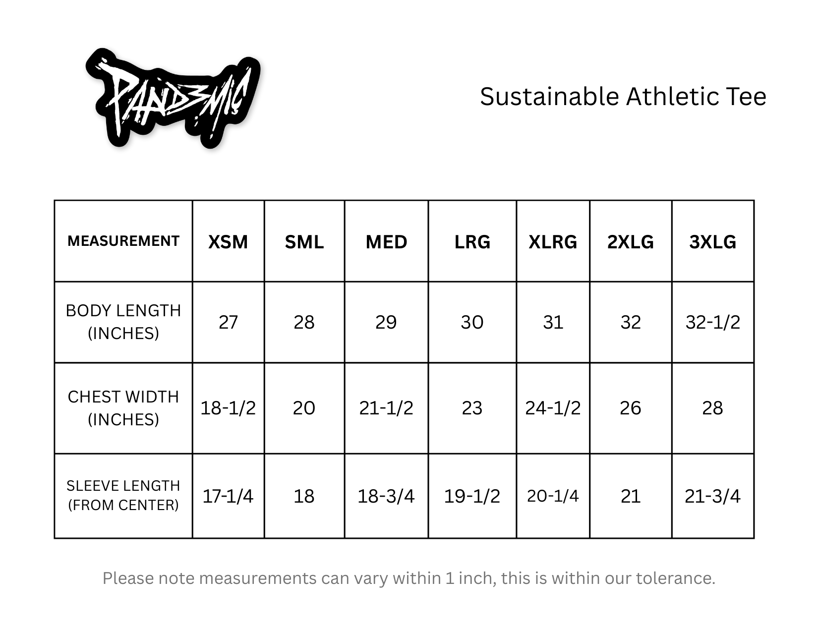 Sustainable Athletic Tee in Noir