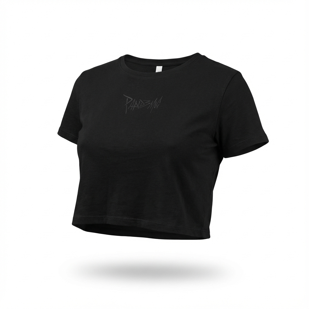 No Limit Crop Top in Noir