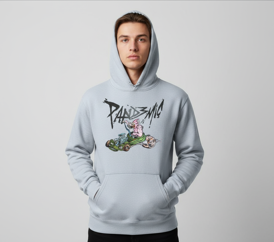 Muscle Hot Rod Hoodie in Powder