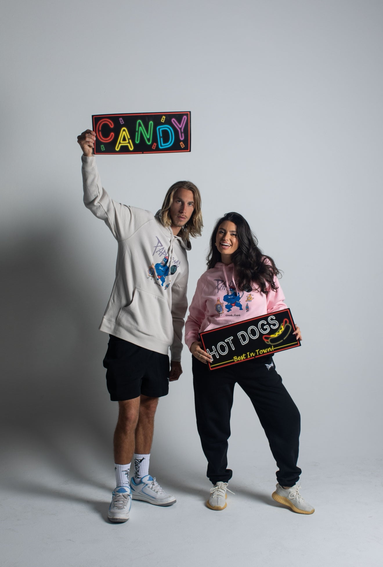 Bourbon Ape Lightweight Hoodie in Bone