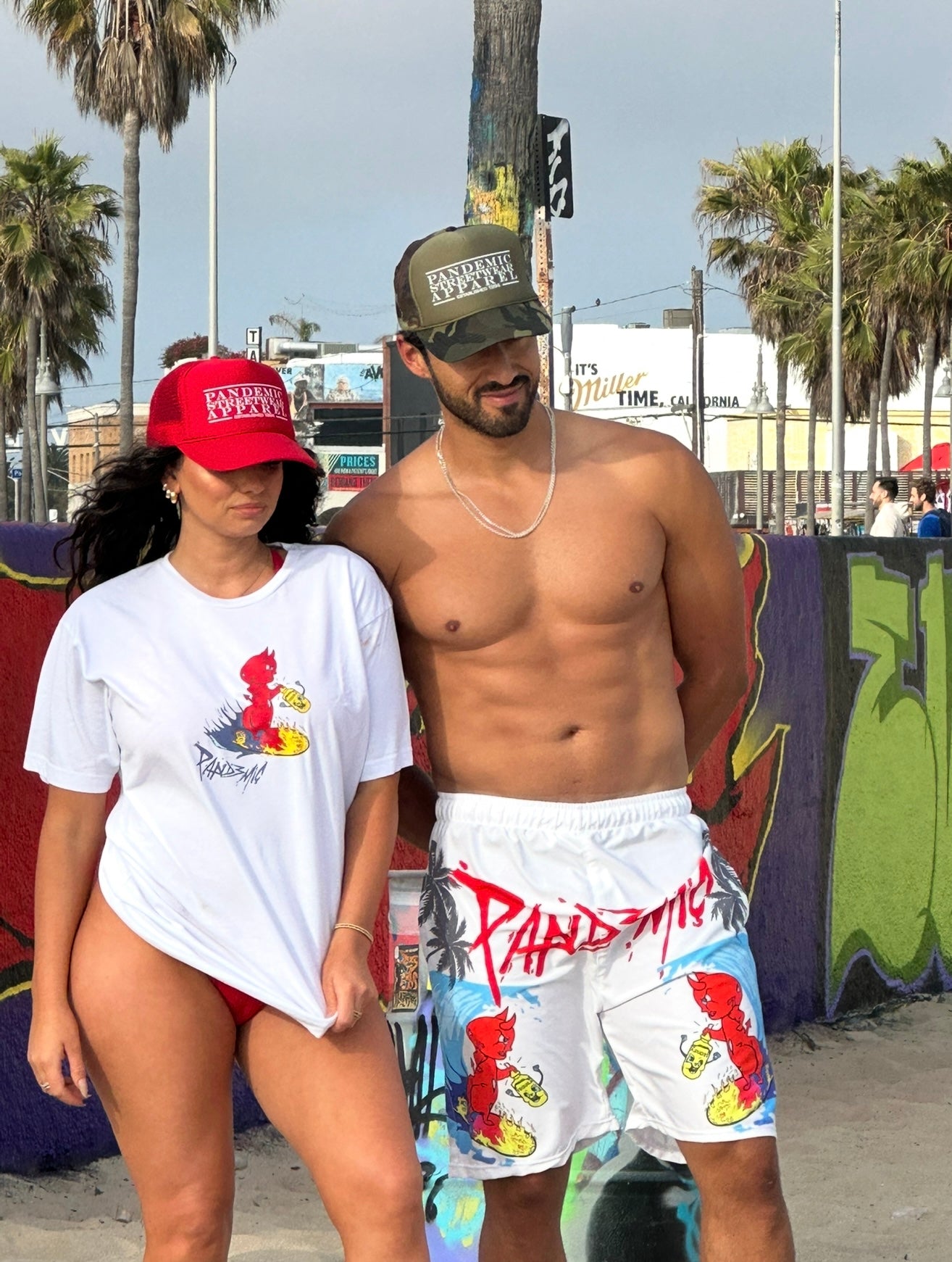 Pandemic Apparel Trucker Hat Camo