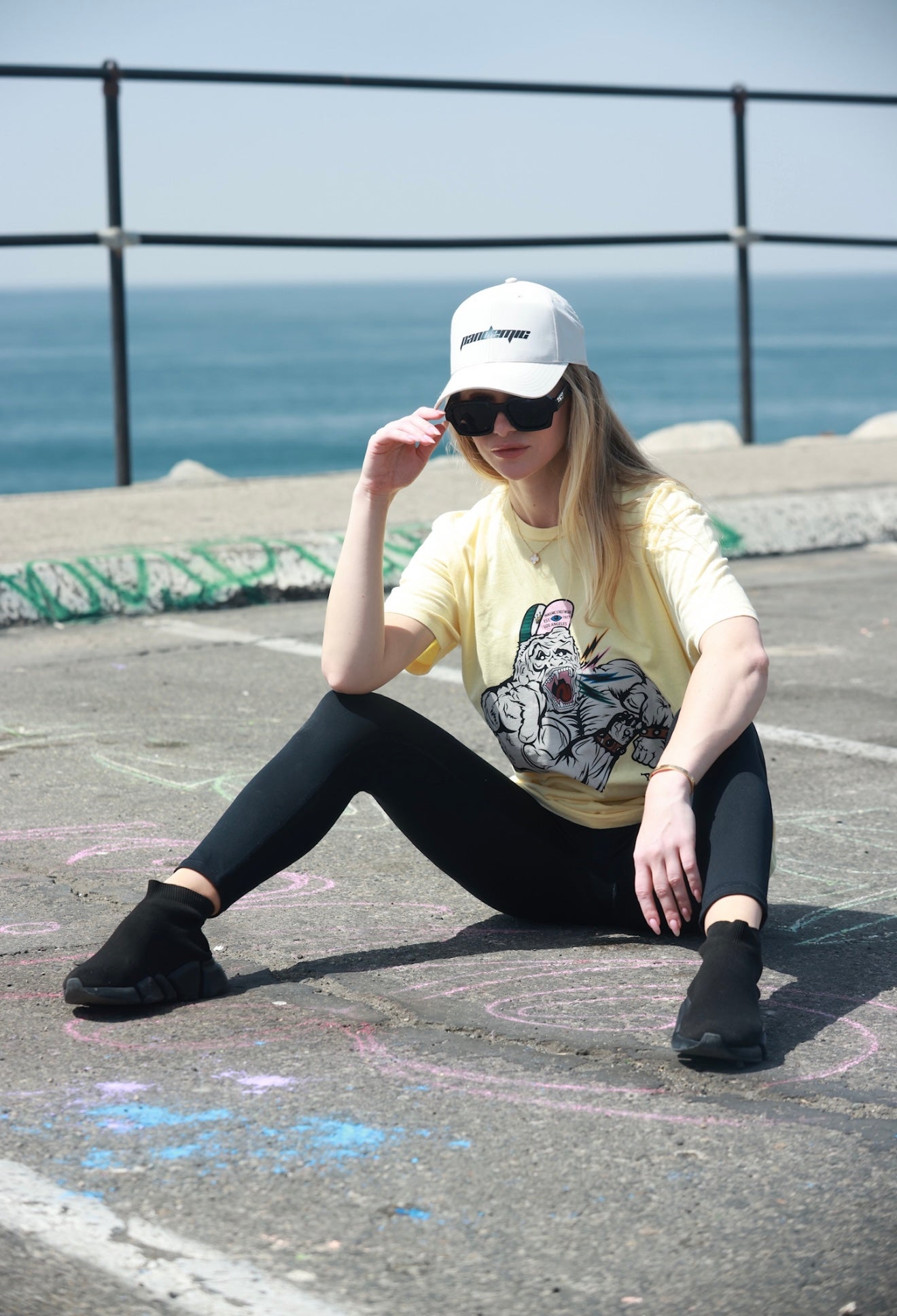 Icon Nylon Cap in Bone