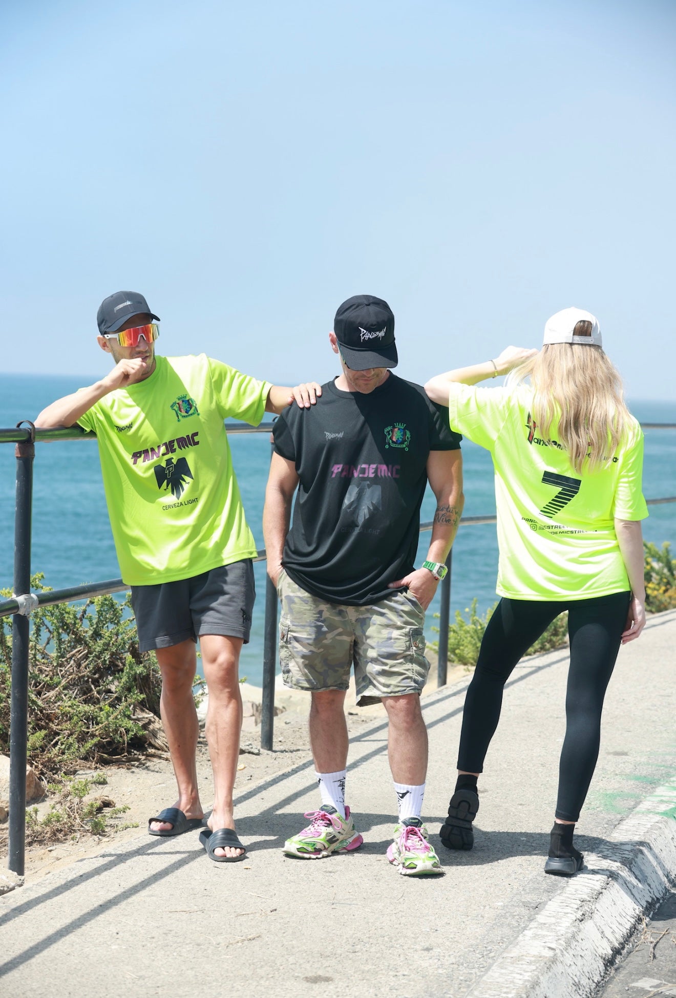 Pandemic FC Tee in Lime Green