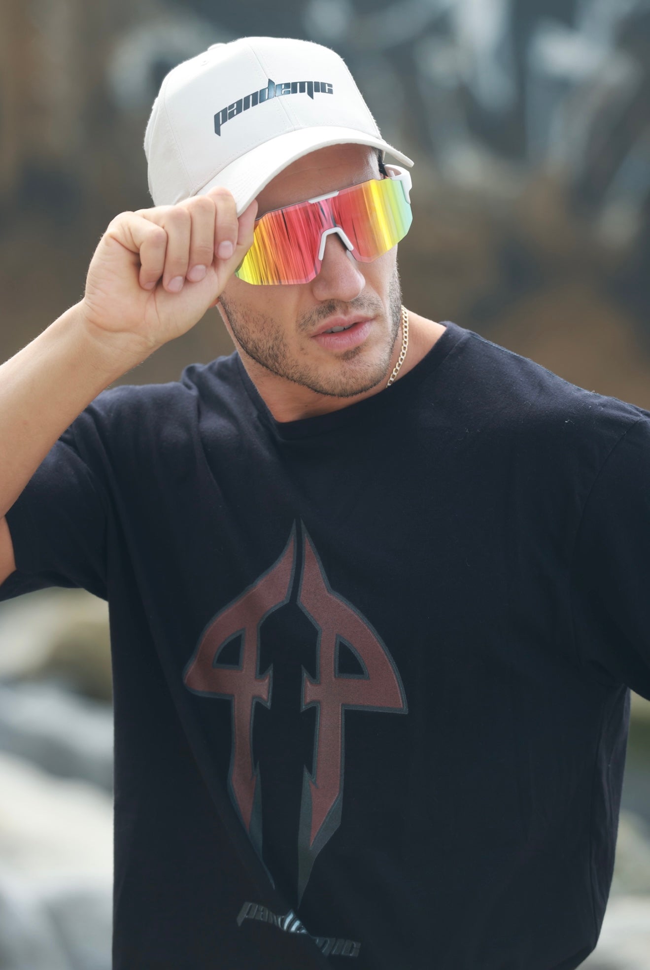 Icon Nylon Cap in Bone