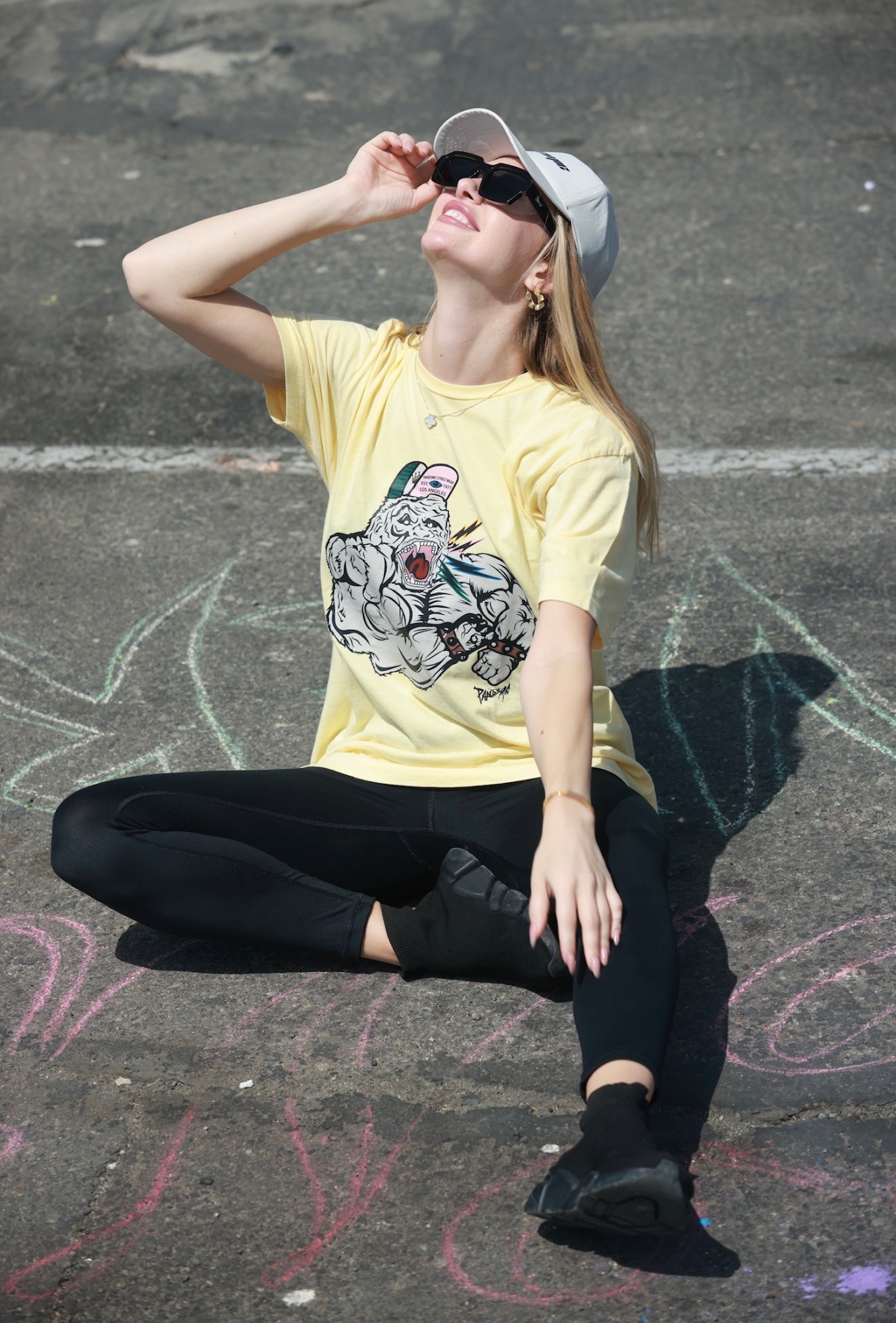 Bolted Ape T-Shirt in Butter Yellow