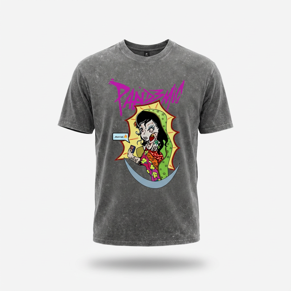 Lupita Gone Wild Stone Wash Heavy Tee