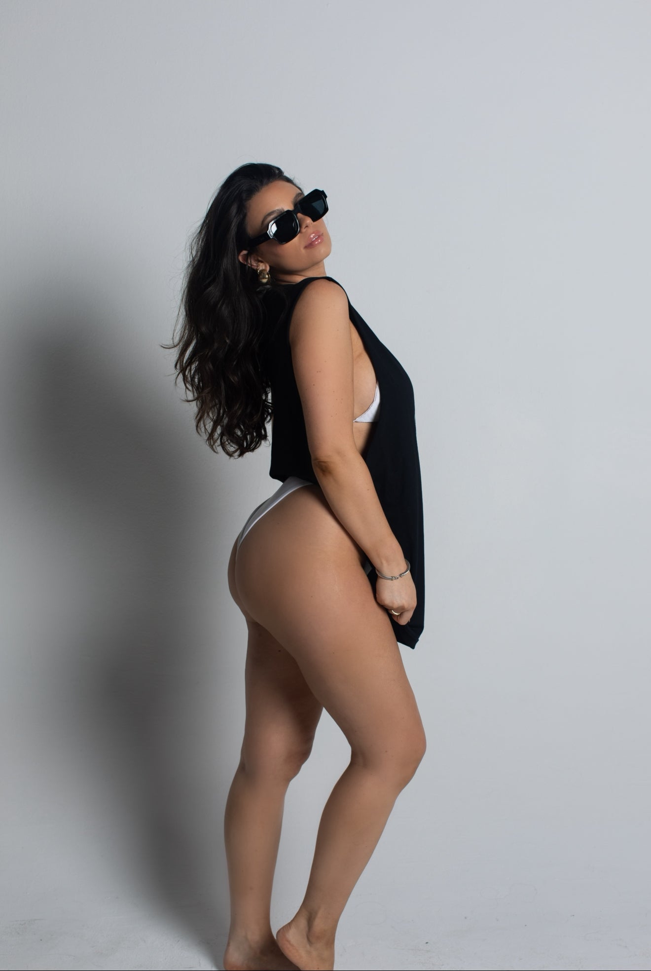 Sedona Jack Rabbit Tank Top in Noir