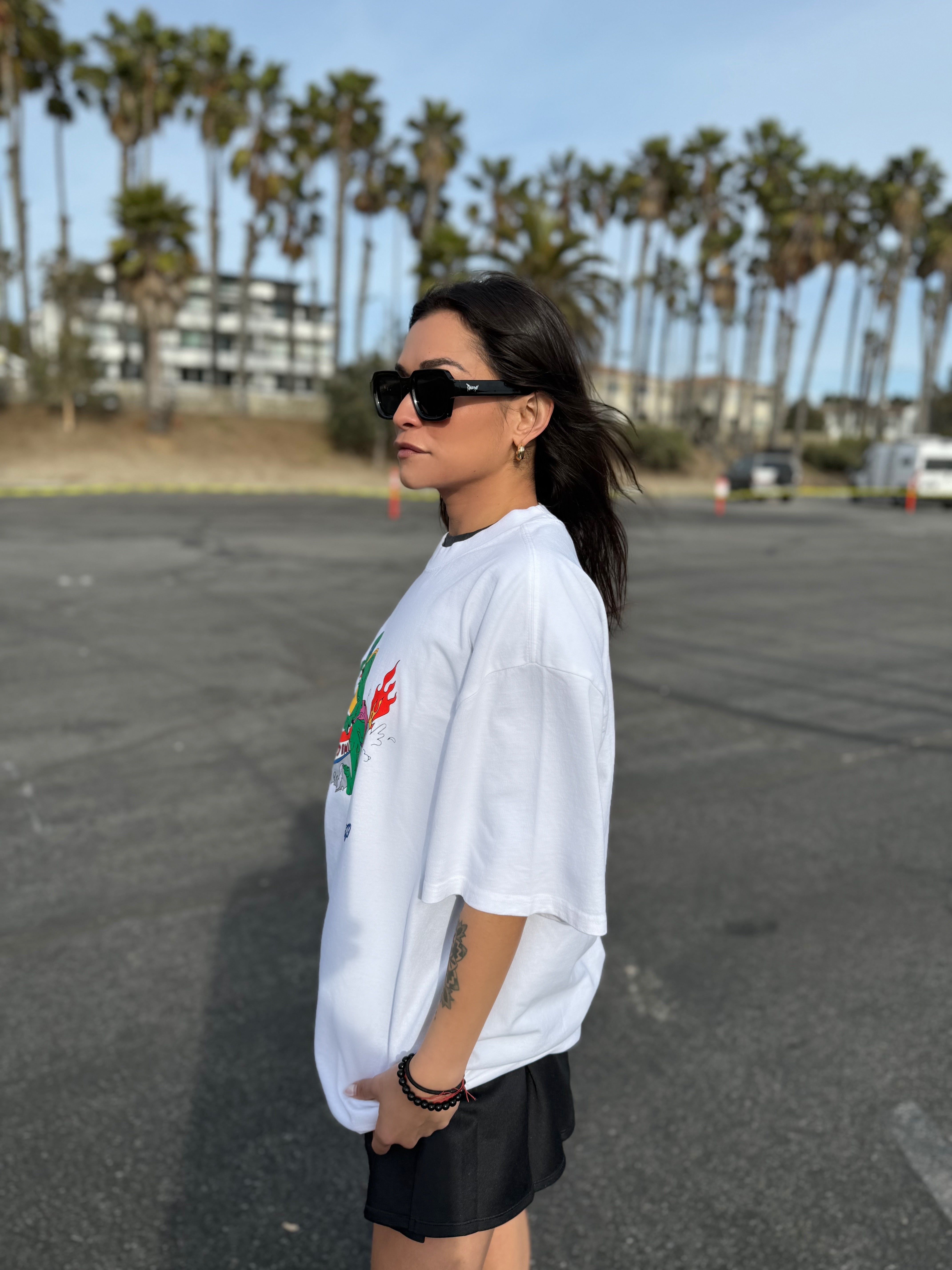 Miami Invasion Tee in Powder