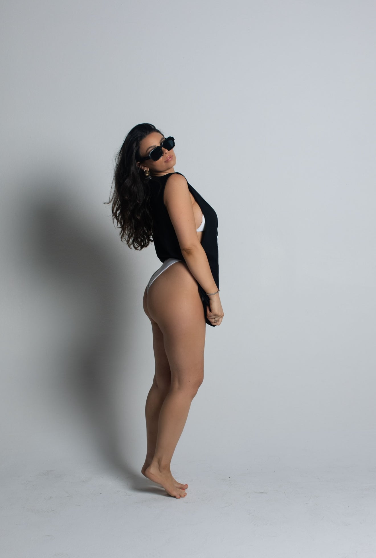 Sedona Jack Rabbit Tank Top in Noir