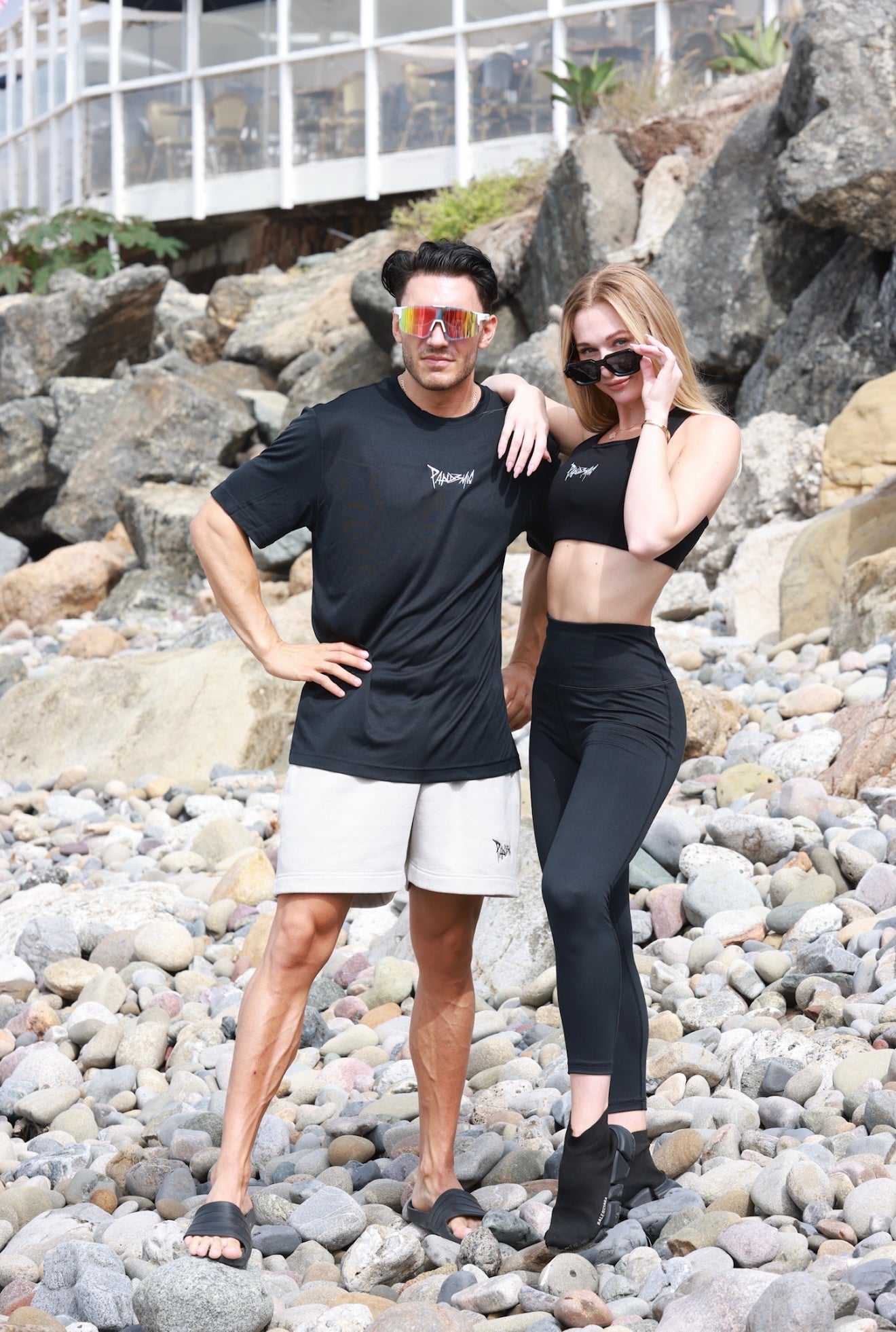 Sustainable Athletic Tee in Noir