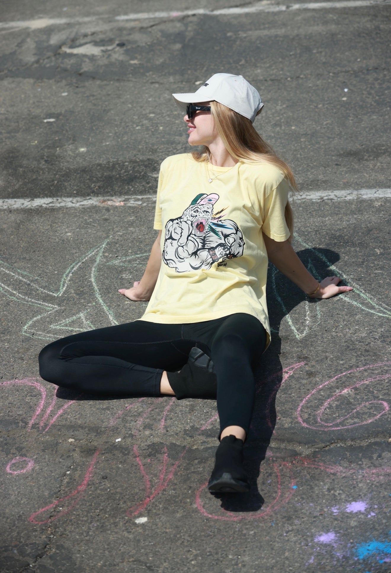 Bolted Ape T-Shirt in Butter Yellow