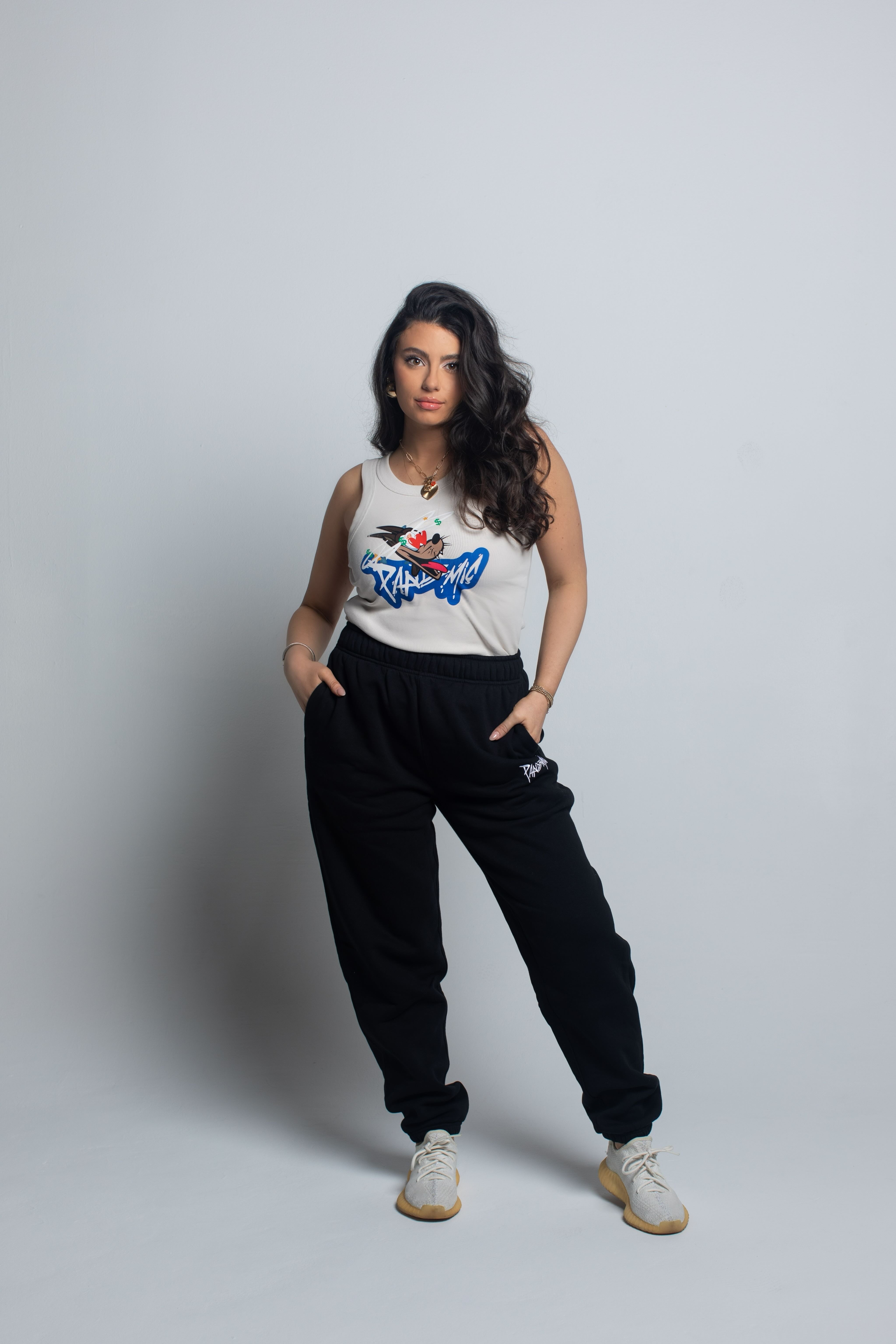 No Fear Organic Rib Tank in Bone