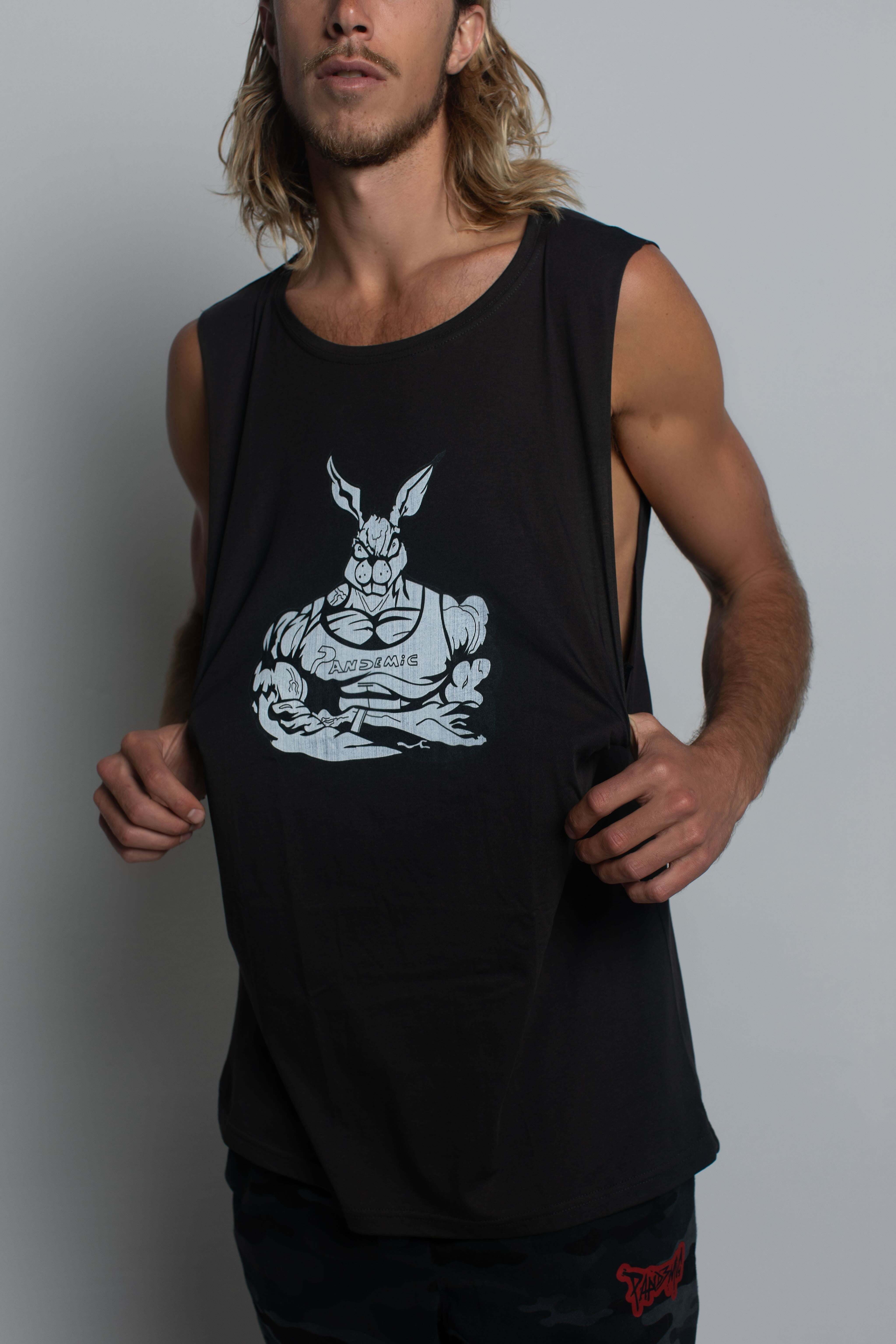 Sedona Jack Rabbit Tank Top in Ash