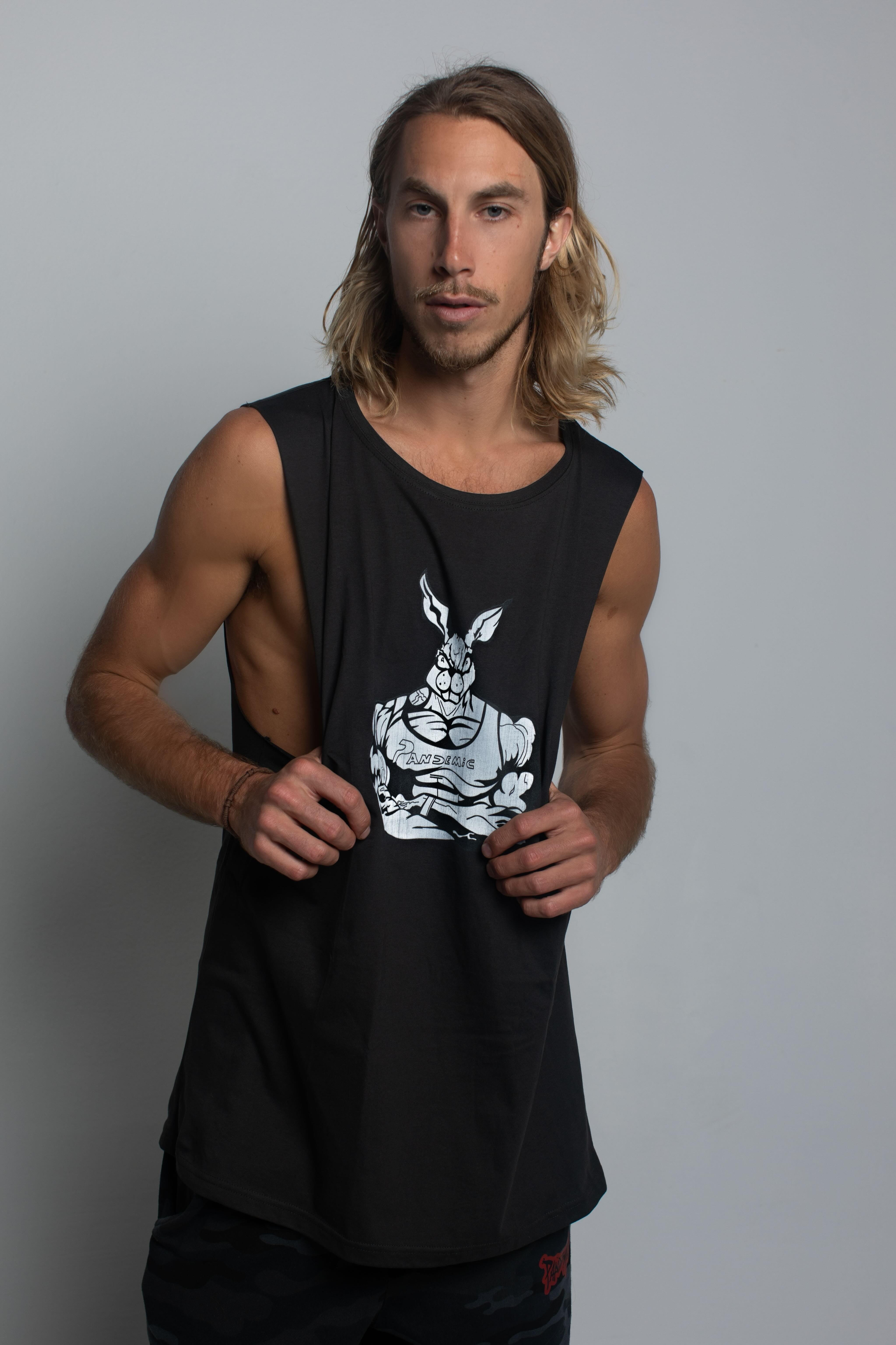 Sedona Jack Rabbit Tank Top in Ash