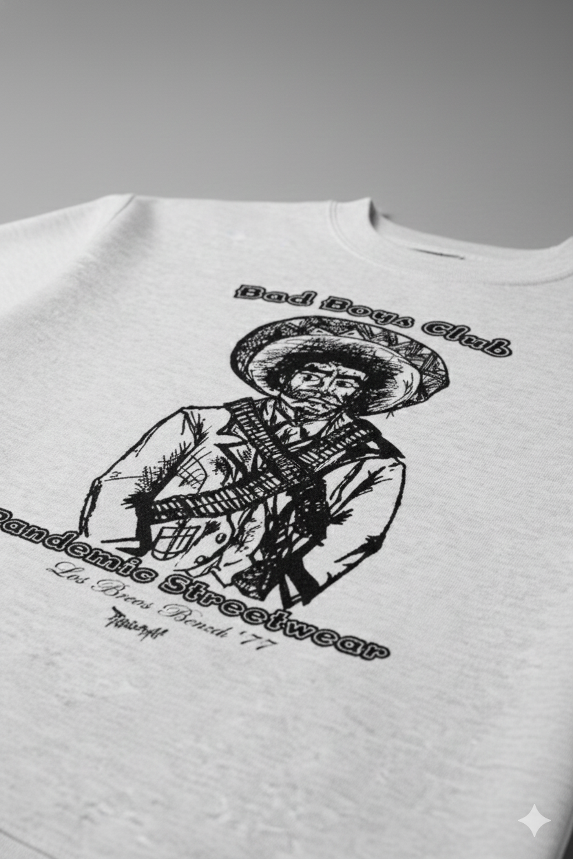 Bad Boys Club Heavyweight Cross Grain Crewneck