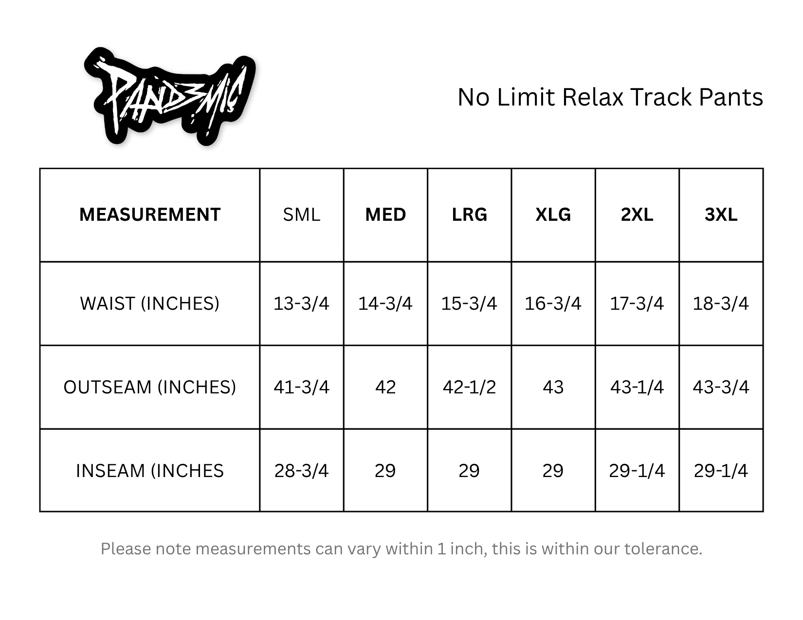 No Limit Relax Track Pants in Bone