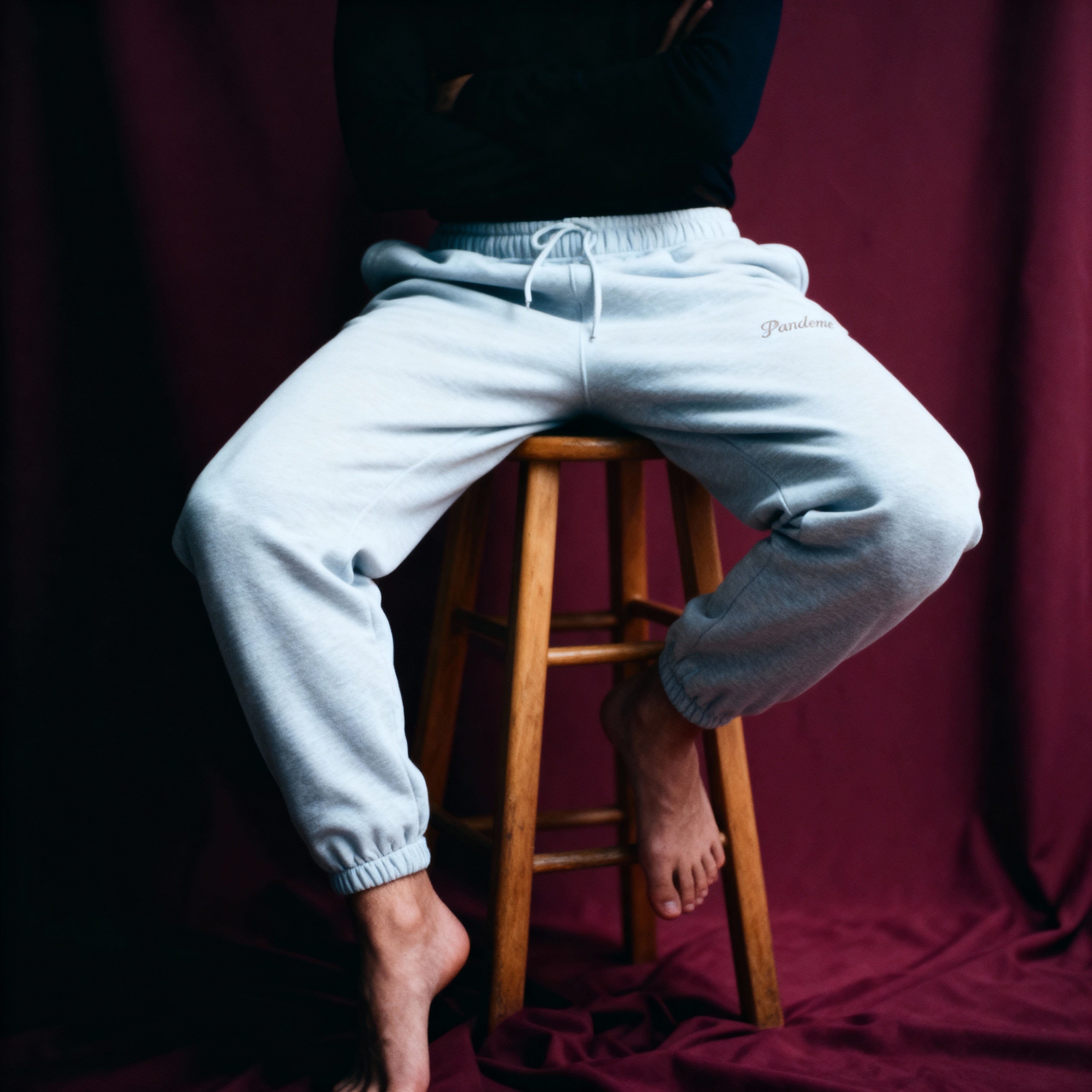 No Limit Relax Track Pants in Light Blue