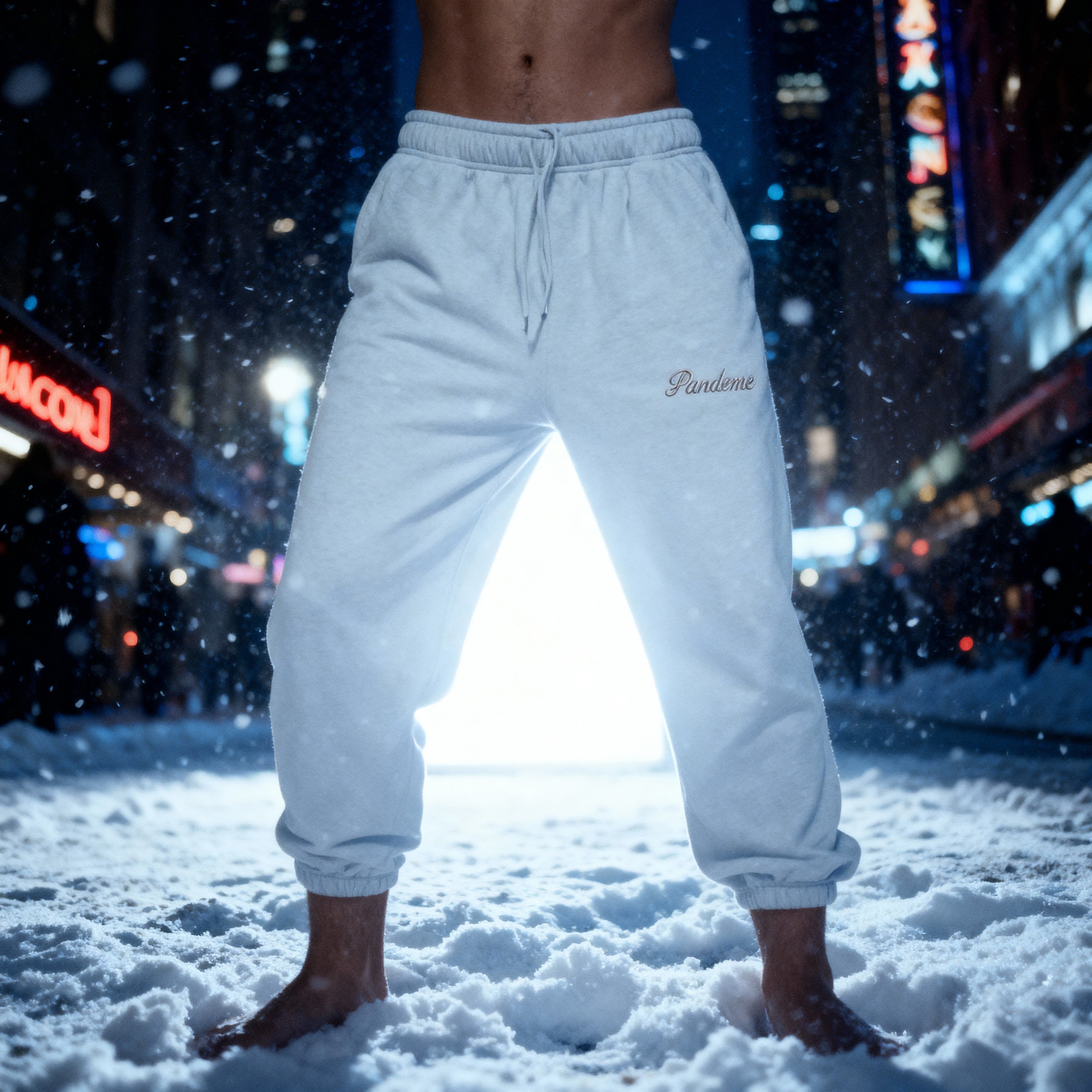 No Limit Relax Track Pants in Light Blue
