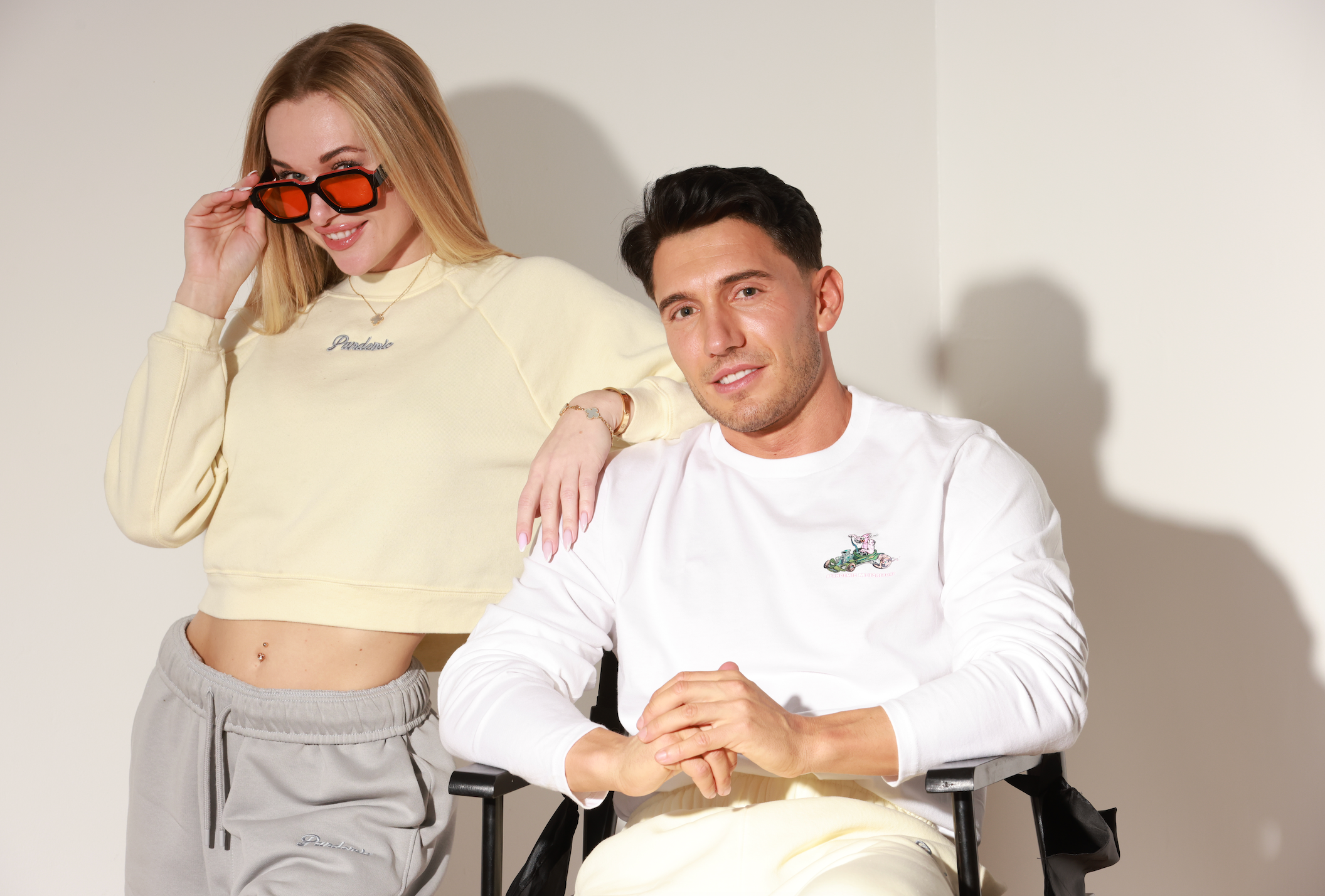 No Limit Raglan Fleece Sweatshirt in French Vanilla