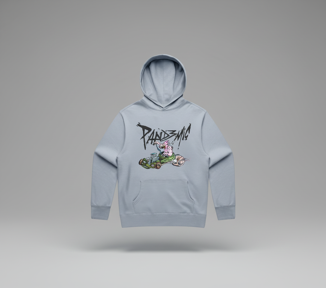Muscle Hot Rod Hoodie in Powder