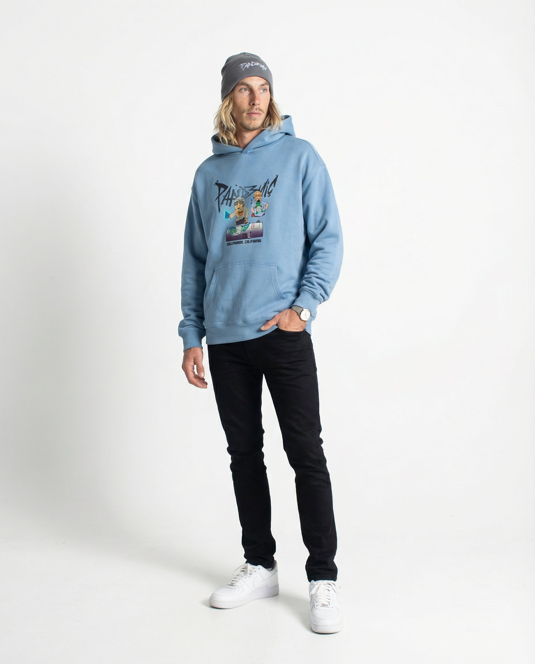 The Willies Relaxed Hood in Sky Blue